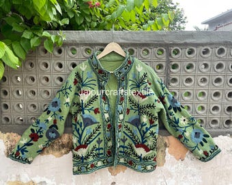 Hand Embroidered Suzani Jacket: TNT Winter Coat