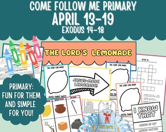 Plan de lección para la Primaria del 13 al 19 de abril SUD Ven, sígueme 2026 El Antiguo Testamento Ideas imprimibles para la Primaria CTR 19 de abril