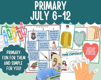 Primaria 6-12 luglio Piano di lezione per la Primaria Stampabile LDS Vieni e seguimi 2026 Idee per la Primaria 12 luglio L'esercito del Signore