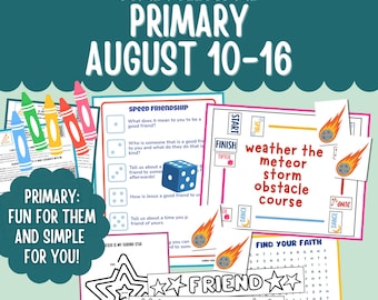 Primaria del 10 al 16 de agosto Plan de lección para la Primaria imprimible SUD Ven, sígueme 2026 Ideas para la Primaria 16 de agosto ¿Aún confiaré en él? Job
