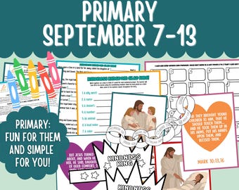 Primaria 7-13 settembre Piano di lezione per la Primaria Stampabile LDS Vieni e seguimi 2026 Idee per la Primaria 13 settembre Egli dirigerà i tuoi sentieri
