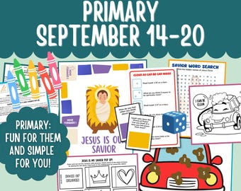 Primaire 14-20 septembre - Plan de leçon imprimable - Viens et suis-moi - Idées pour la Primaire 2026 - 20 septembre - Dieu est mon salut