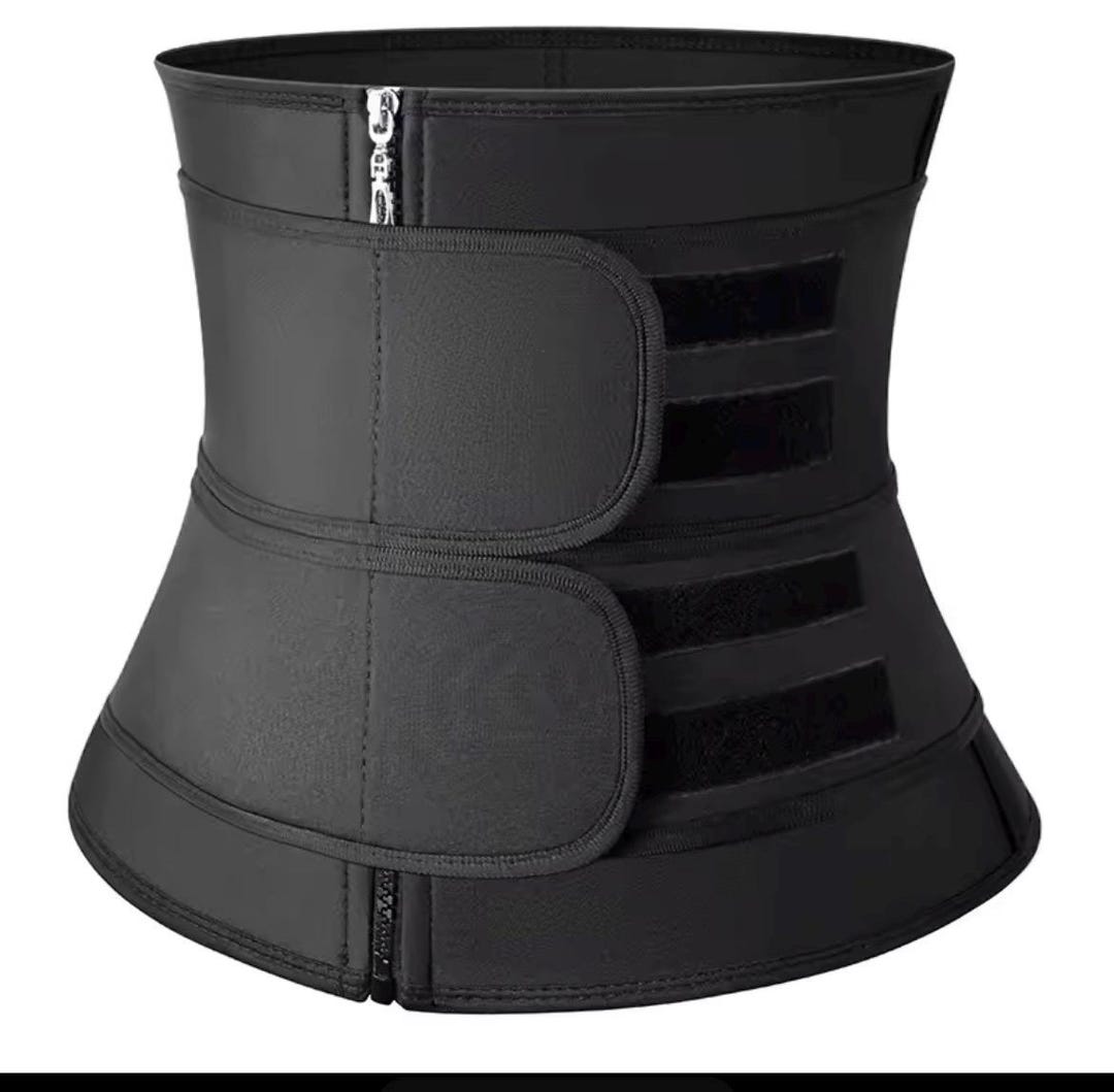 Unisex Neoprene Waist Trainer Belt - Adjustable Body Shaper For Sports & Weight Loss