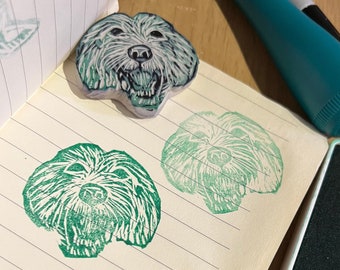 CUSTOM Stamp Pet Portrait - Dog Stamp, Cat Stamp, Pet Stamp