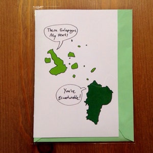 You're Ecuadorable and There Galapagos My Heart Greeting Card image 3