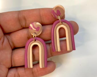 Rainbow Collection- Multiple Styles Rainbow Jewelry Lightweight Colorful Trendy Accessories Earrings