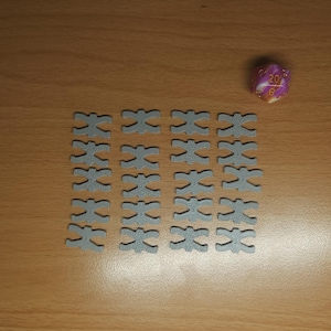 Modulare Dungeon Tile Verbindungsclips | 20er Set | 3D gedruckte Dungeon Tiles | 28mm | D&D | Pfadfinder | TTRPG Miniaturen