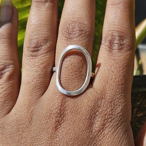 Chunky Silver Band Ring | 925 Solid Sterling Silver Ring for Men & Women | Wide Plain Thick Ring | Minimalist Statement Gift Jewelry