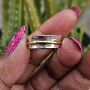 Spinner Ring, Band Ring, Meditation Ring, Sterling Silver Ring, Anxiety Ring, Anti Stress Ring, Worry Ring, Silver Band Ring, Unisex Ring