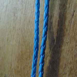 Baby blue Bolo tie cord and clasp to make your own