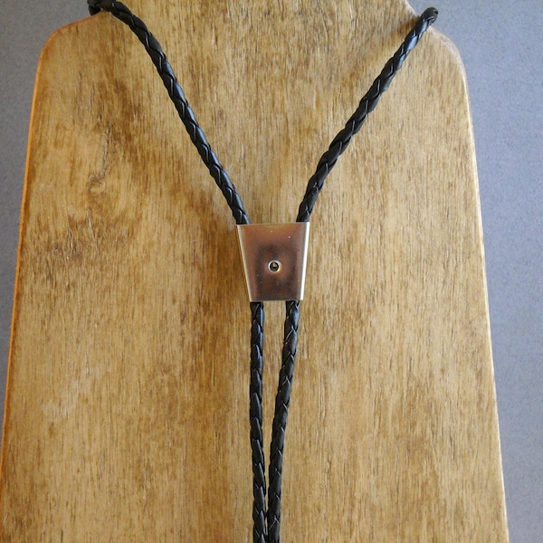 Bolo tie Black cord and clasp to make your own tie