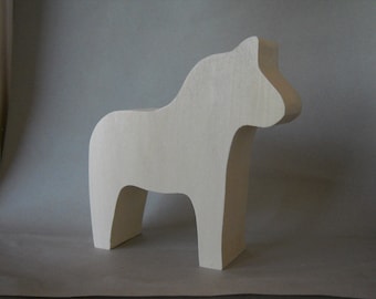 Extra large Dala horse cutout