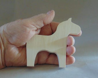 Dala horse wood cut-outs