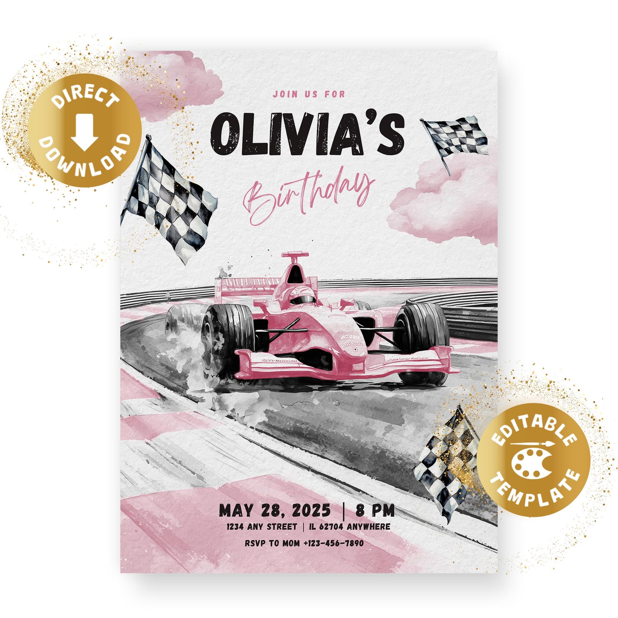 Personalised Formula 1 Car - Etsy