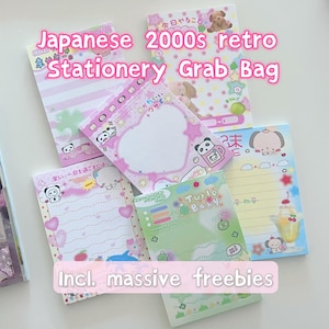 Bolsa de blocs de notas kawaii: Inspiración de papelería japonesa de los años 2000