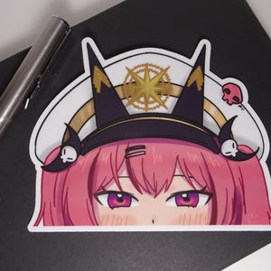 Goddess of Victory Nikke - Mast Window Peeker - Matte Vinyl Sticker