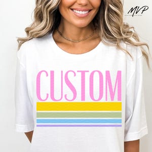 Cute Retro Custom School Spirit PNG  custom PNG school spirit custom