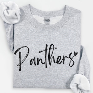 Panthers Mascot PNG SVG  | Panther mascot Digital Download | Simple Panthers PNG Cute