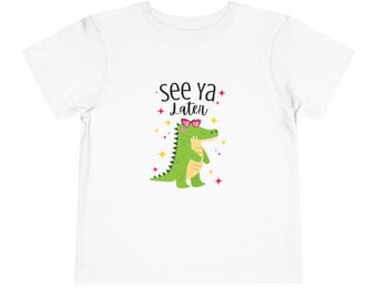 Toddler Alligator Shirt: Playful Cotton Tee for Summer