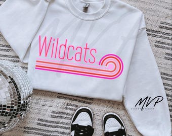 Maskotka retro Wildcats PNG