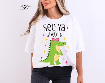 See Ya Later Alligator PNG: T-Shirt & Mug Design (Digital Download)