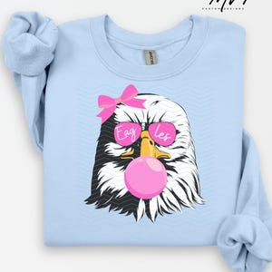 Cute Eagle PNG Eagle Bubble Gum PNG Eagles Mascot PNG Girl Eagles Bubble Gum Sunglasses School Spirit