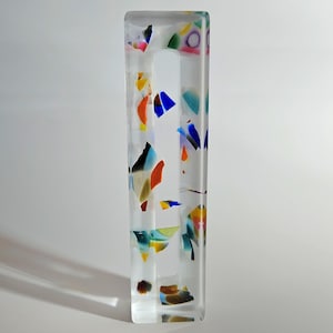 Custom Smashed Glass Mezuzah Case: Jewish Wedding Keepsake