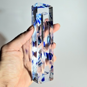 Custom Smashed Glass Mezuzah Case: Jewish Wedding Keepsake