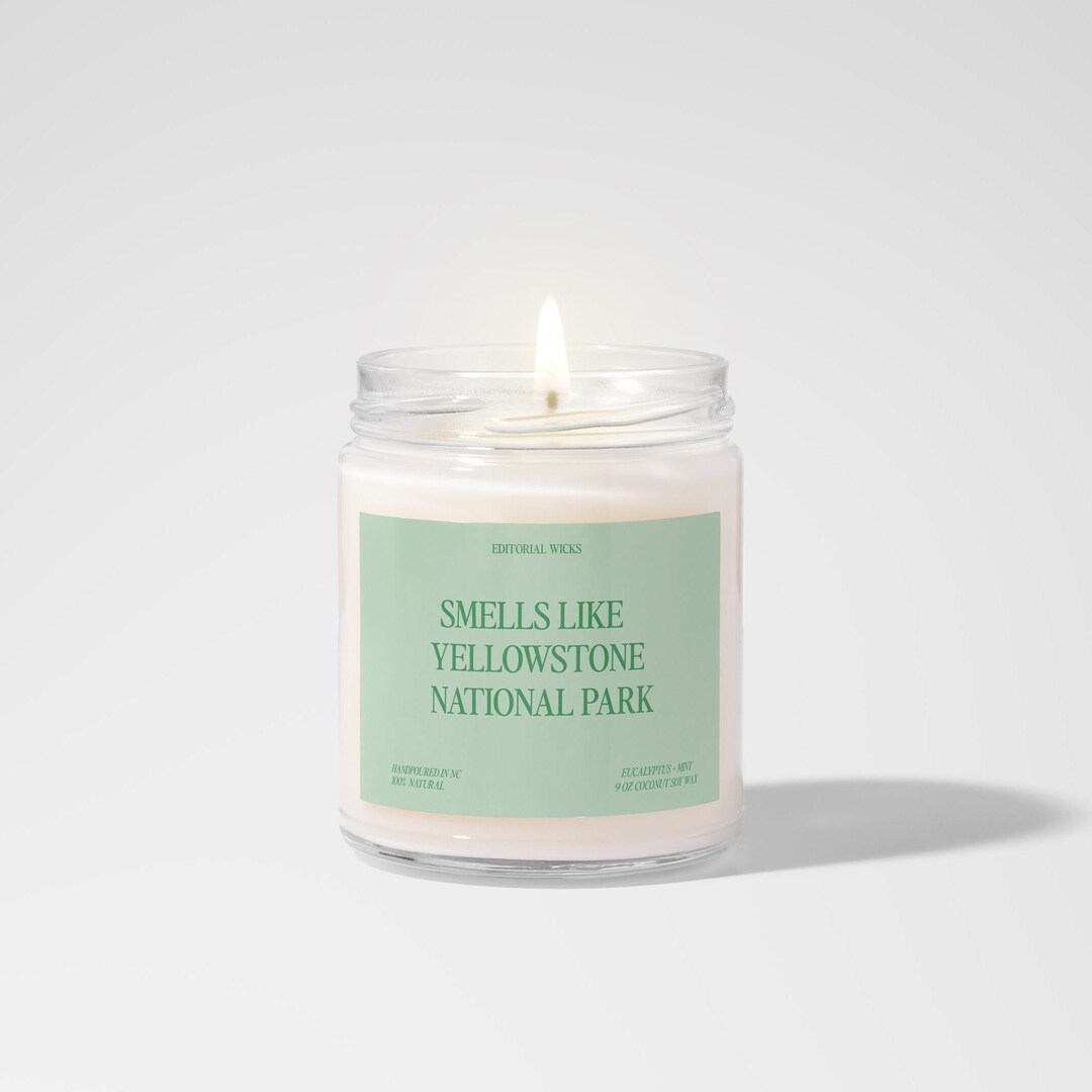 Yellowstone National Park Candle