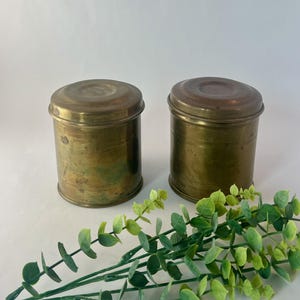 Vintage Brass Storage Containers/Snacks Container/Spice Container