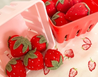 fresas de fieltro