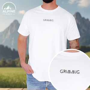Grimmig – The Bavarian statement shirt for men, casual & perfect for Oktoberfest, beer garden or everyday life - Traditional T-Shirt Men