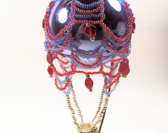 Hot Air Balloon Ornament No.2, Beading Tutorial in PDF