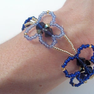 Butterfly Bracelet Pattern Beading Tutorial in PDF Etsy