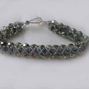 Crystal Bracelet Pattern, Beading Tutorial in PDF image 3