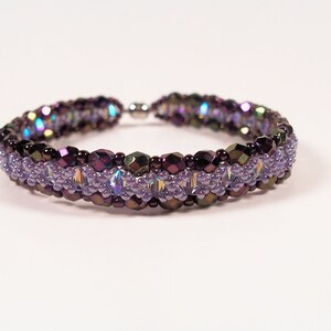 Crystal Bracelet Pattern, Beading Tutorial in PDF image 5