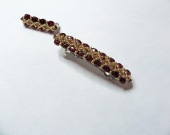 Crystal Pin and Barrette Pattern, Beading Tutorial in PDF