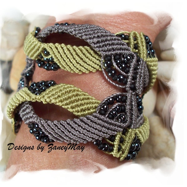 Intertwine Macrame Bracelet Pattern in PDF