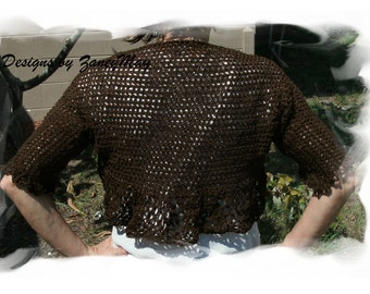 Lace Shrug Crochet Pattern Infant to Adult Sizes