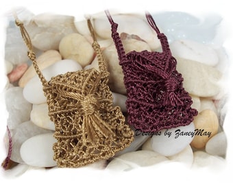 Pouch Purse Necklace Pattern in PDF