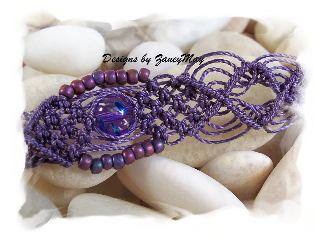 Simplistic Beauty Macrame Bracelet Tutorial in PDF - Etsy