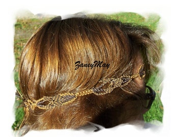 Retro Macrame Head Wrap Pattern in PDF