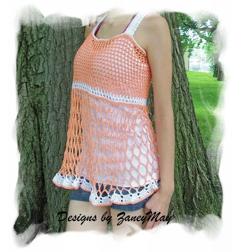 Crochet Baby Doll Top, Pattern in PDF Etsy