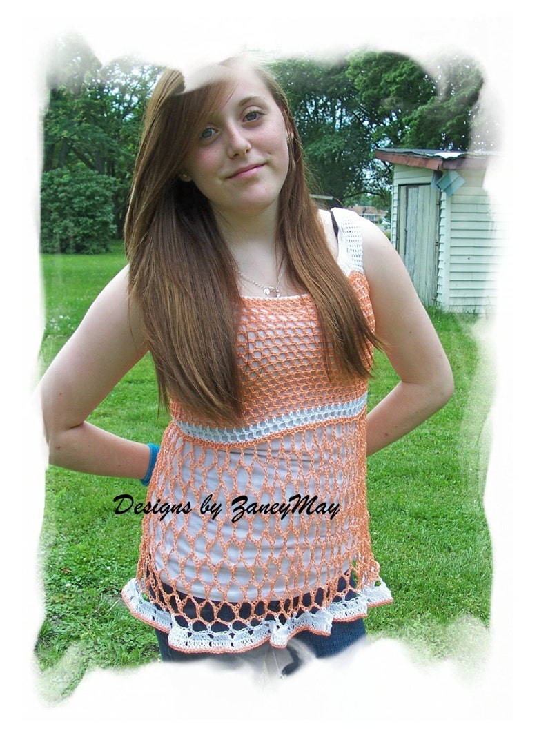 Crochet Baby Doll Top Pattern in PDF Etsy