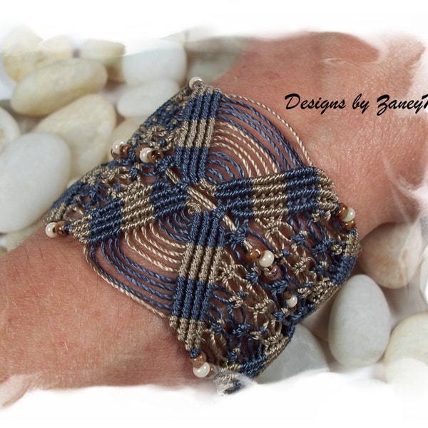 The Journey Bracelet, Macrame Pattern in PDF