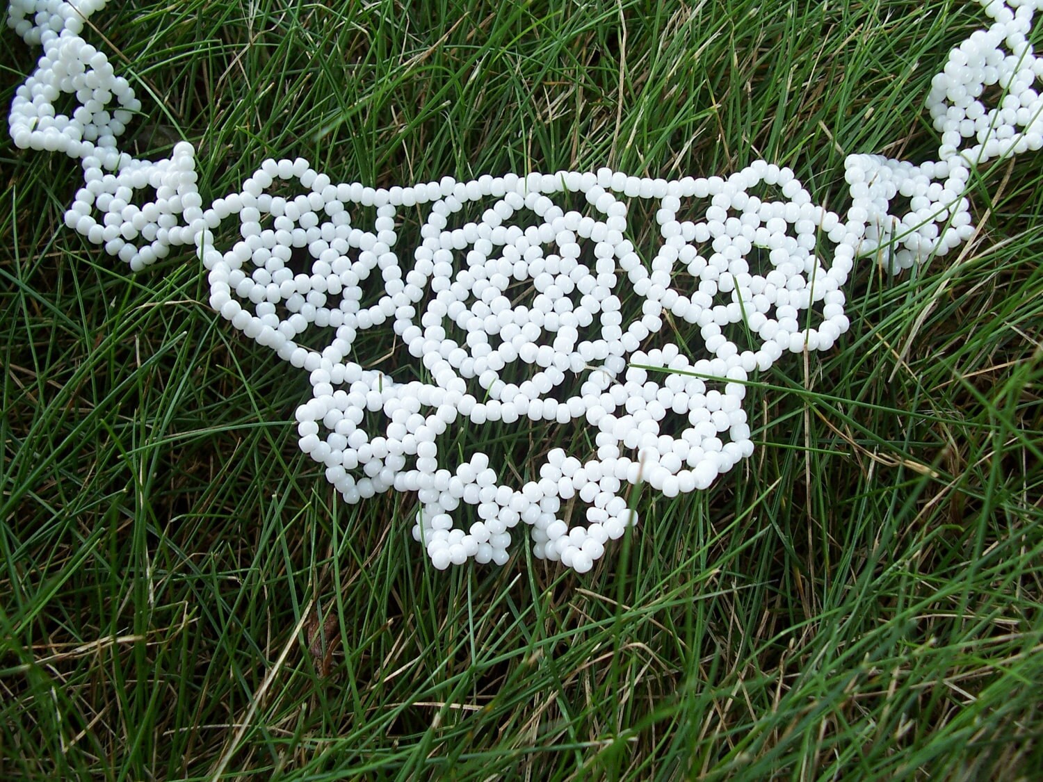 Snowflake Necklace Pattern, Beading Tutorial in PDF - Etsy