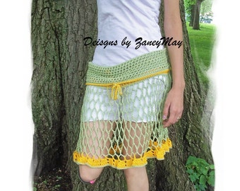 Sun Skirt, Crochet Pattern in PDF