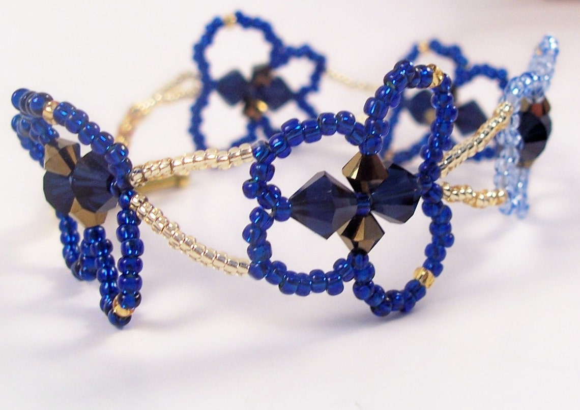 Butterfly Bracelet Pattern Beading Tutorial in PDF Etsy