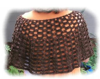 Dainty Shell Shawl crochet pattern in PDF