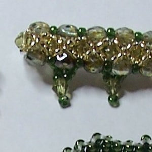 Crystal Pin and Barrette Pattern, Beading Tutorial in PDF image 2